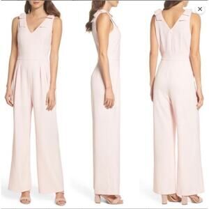 Chelsea 28 Bow Shoulder Jumpsuit‎ NWT size 8 $149